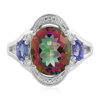 Mystic Quartz Silver Ring