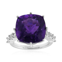 Moroccan Amethyst Silver Ring