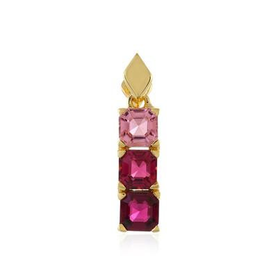 Nigerian Neon Tourmaline Silver Pendant