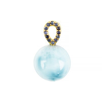 Larimar Silver Pendant
