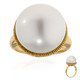 18K White South Sea Pearl Gold Ring (Michelle Albala)