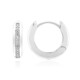 I3 (I) Diamond Silver Earrings