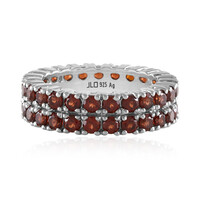 Mozambique Garnet Silver Ring