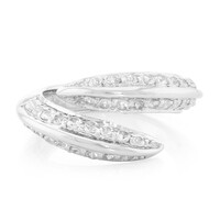 White Sapphire Silver Ring
