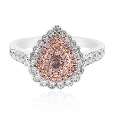 18K I1 Pink Diamond Gold Ring (CIRARI)