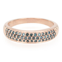 Fancy Diamond Silver Ring