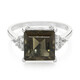 Smoky Quartz Silver Ring