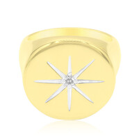 I1 (G) Diamond Silver Ring