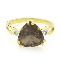 Smoky Quartz Silver Ring