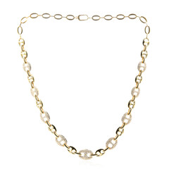 14K I1 (H) Diamond Gold Necklace (CIRARI)