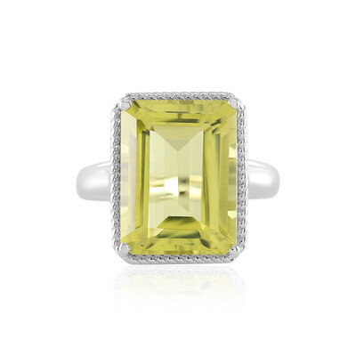 Ouro Verde Quartz Silver Ring