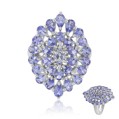 Tanzanite Silver Ring