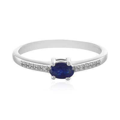 Madagascar Blue Sapphire Silver Ring