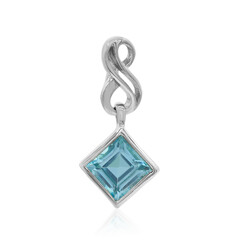 Sky Blue Topaz Silver Pendant