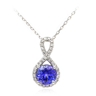 14K AAA Tanzanite Gold Necklace (CIRARI)