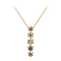 14K SI2 Fancy Diamond Gold Necklace (CIRARI)