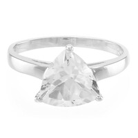 Goshenite Silver Ring