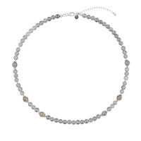 Labradorite Silver Necklace