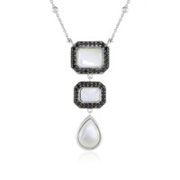 Mother of Pearl Silver Necklace (Dallas Prince Designs)