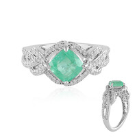 14K Russian Emerald Gold Ring (de Melo)