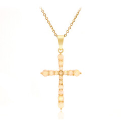 Welo Opal Silver Necklace