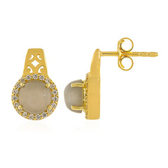 9K Kangeyam Moonstone Gold Earrings