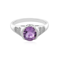 Azure Quartz Silver Ring