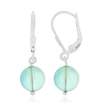 Fluorite Silver Earrings