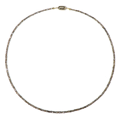 9K Champagne Diamond Gold Necklace (Annette)