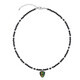 Ammolite Silver Necklace