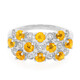 Fire Opal Silver Ring