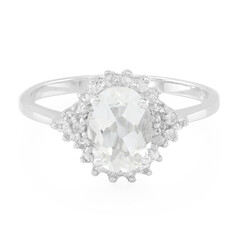 Petalite Silver Ring