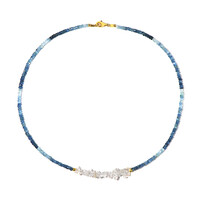 White Quartz Silver Necklace