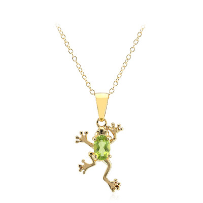 Burmese Peridot Silver Necklace