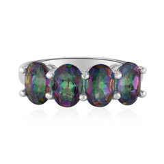 Mystic Quartz Silver Ring