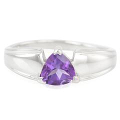 Zambian Amethyst Silver Ring