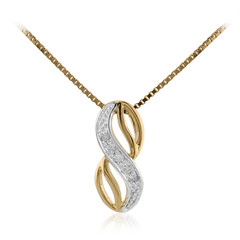 I3 (I) Diamond Silver Necklace