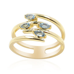 9K Santa Maria Aquamarine Gold Ring (de Melo)
