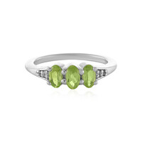 Arizona Peridot Silver Ring