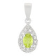 Manchurian Peridot Silver Pendant