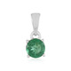 Green apatite Silver Pendant