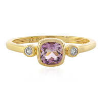 Rose de France Amethyst Silver Ring