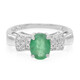 Bahia Emerald Silver Ring