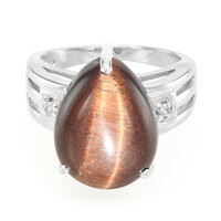 Red Tiger´s Eye Silver Ring