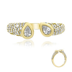 14K SI1 (H) Diamond Gold Ring (CIRARI)