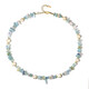 Fancy Beryl Silver Necklace (Riya)