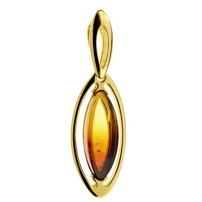 Baltic Amber Silver Pendant (dagen)