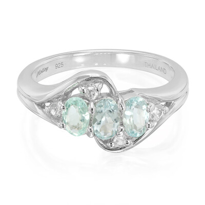 Paraiba Tourmaline Silver Ring
