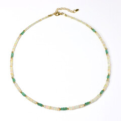 Welo Opal Silver Necklace