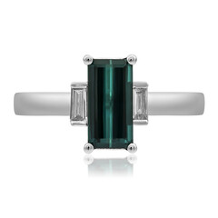 14K Indicolite Gold Ring (CIRARI)